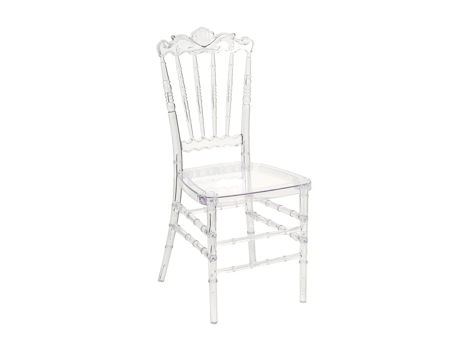 Esszimmerstuhl 2er Set MENDON Transparent