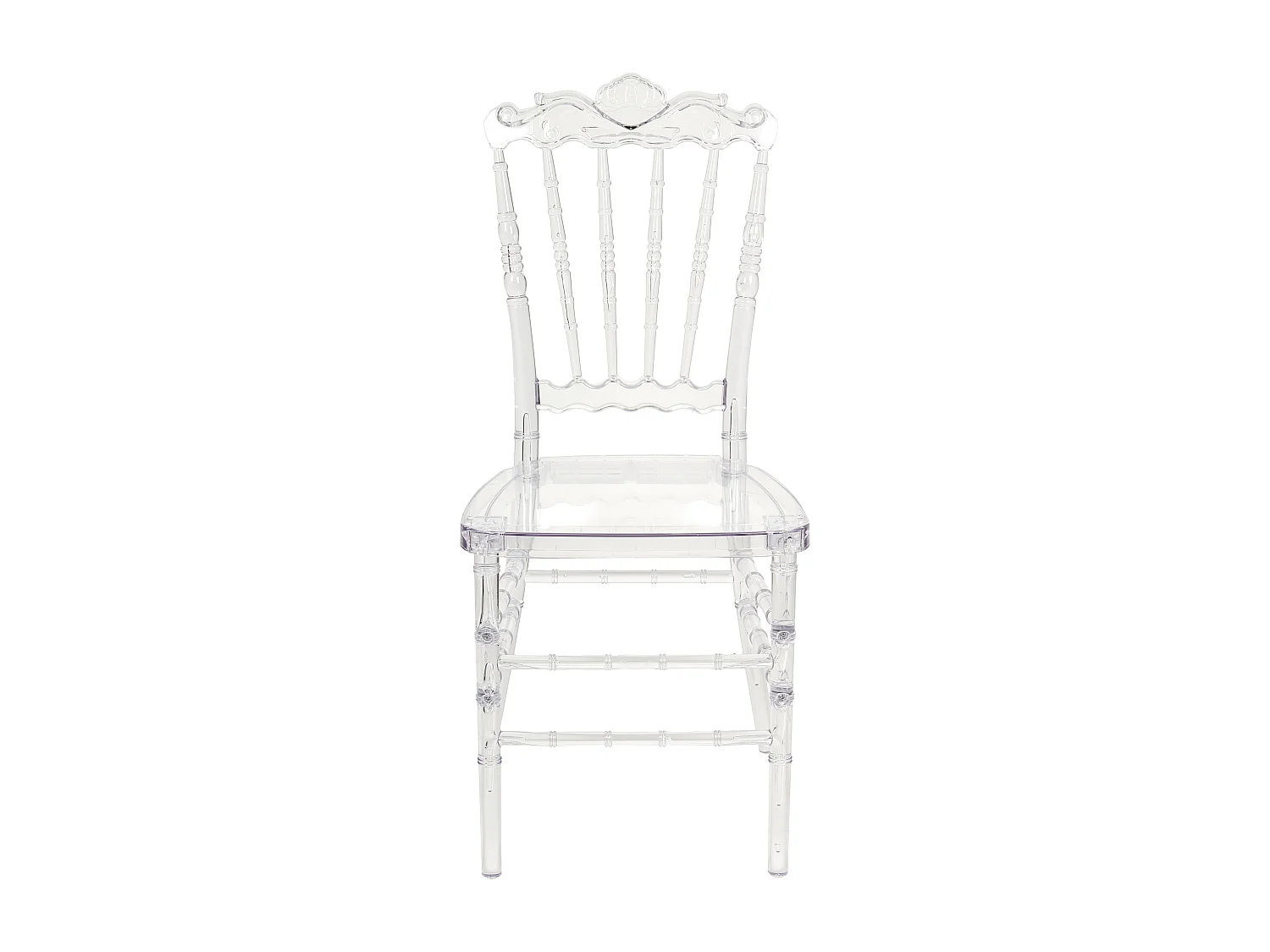 Esszimmerstuhl 2er Set MENDON Transparent