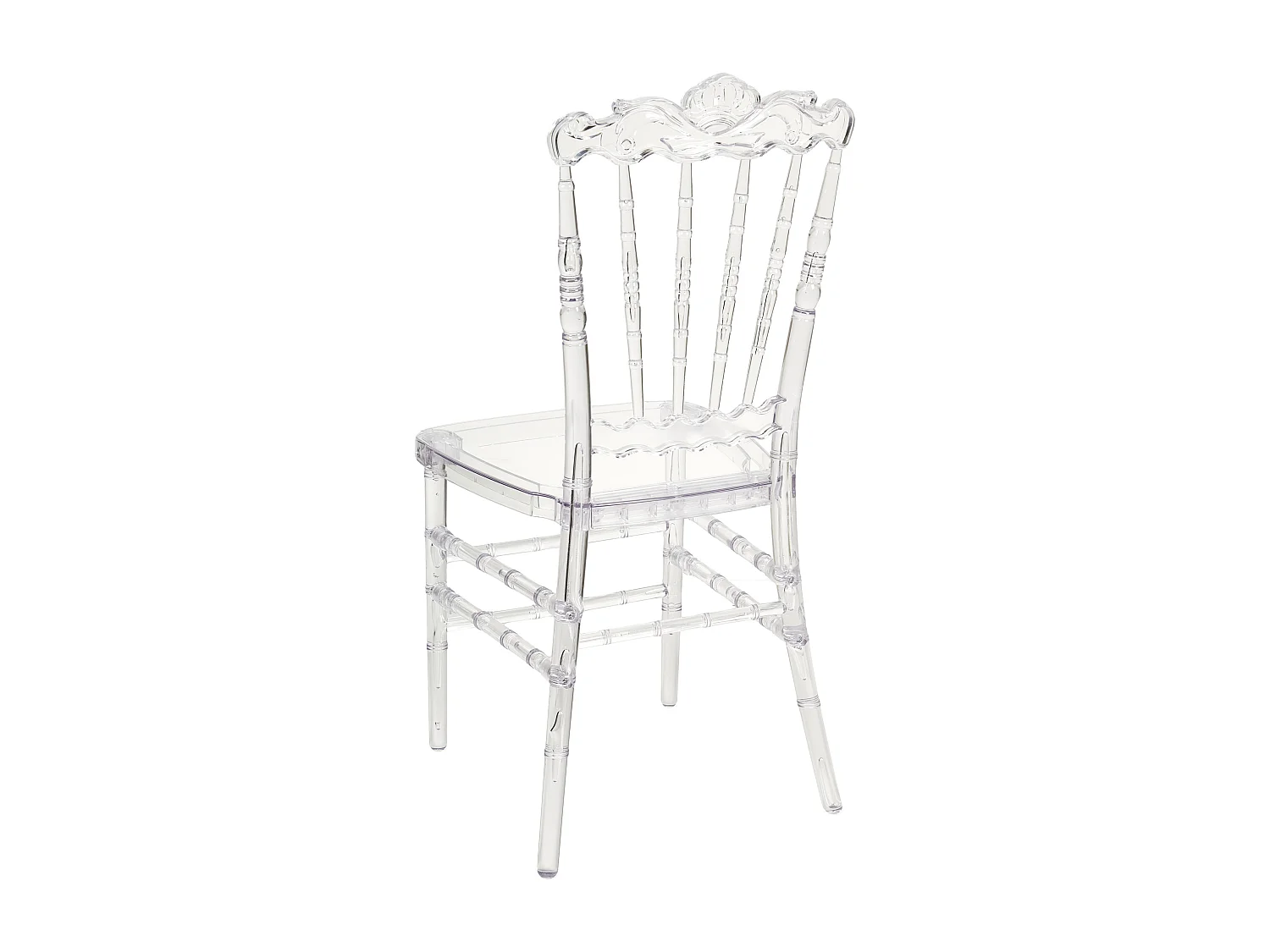 Esszimmerstuhl 2er Set MENDON Transparent