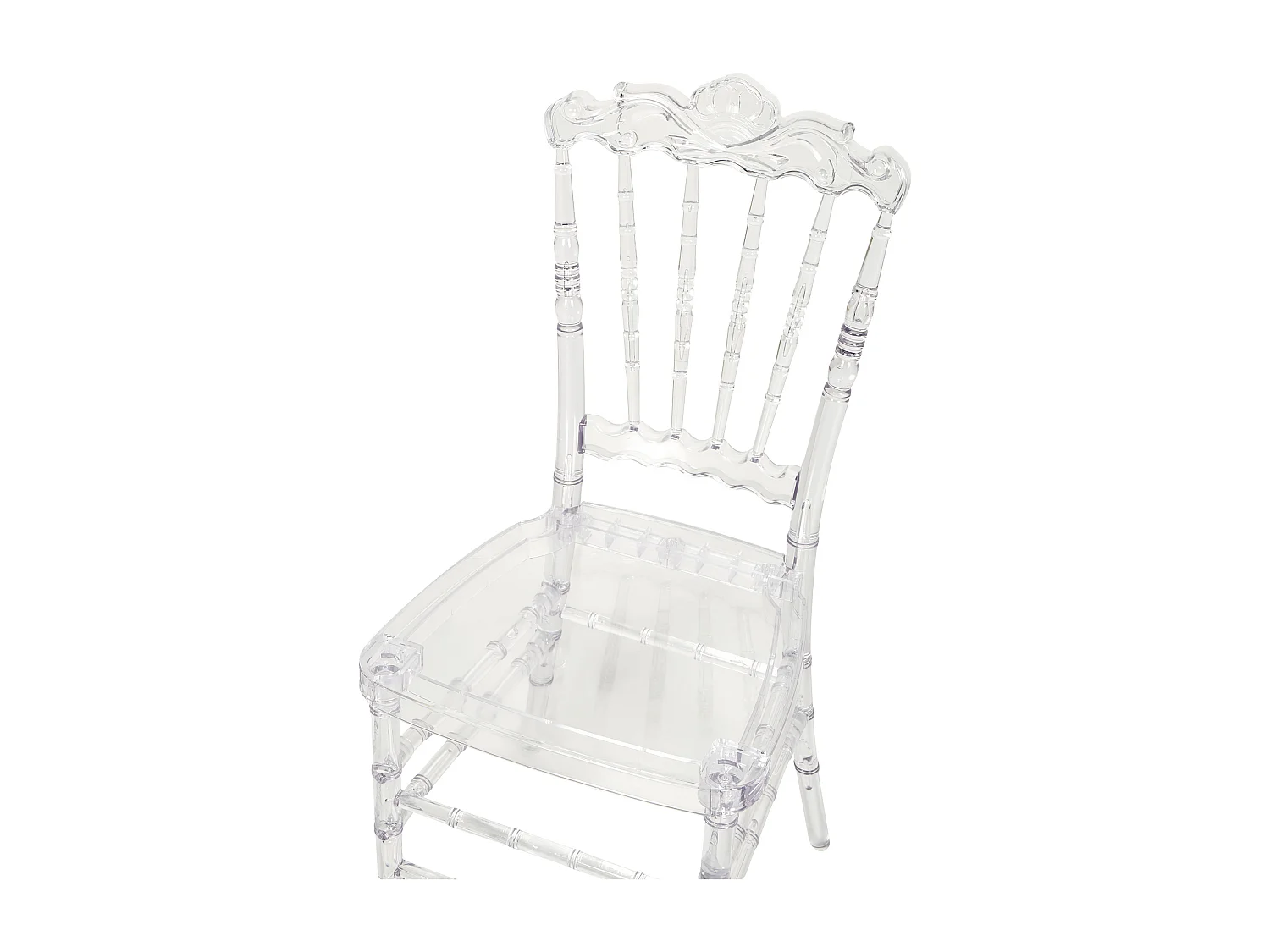 Esszimmerstuhl 2er Set MENDON Transparent