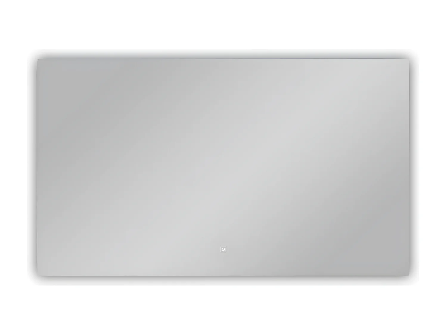 Aica Espejo de baño LED 100 x 60 cm, antivaho, brillo regulable, función memoria