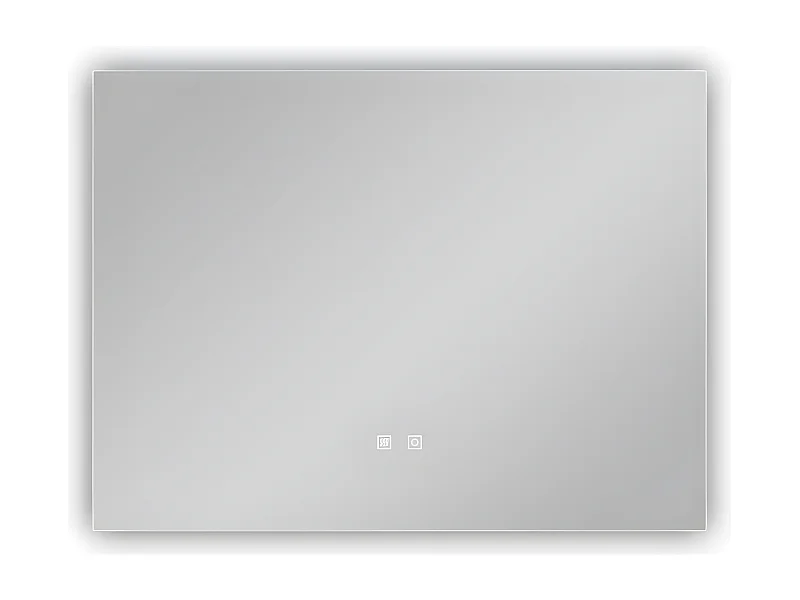 Aica Espejo de baño LED 90×70cm, antivaho, temperatura de tres colores regulable, función memoria