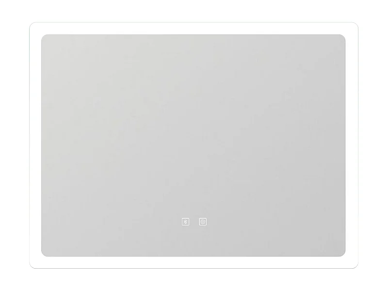 Aica Espejo de baño LED 80×60cm,Bluetooth ,antivaho