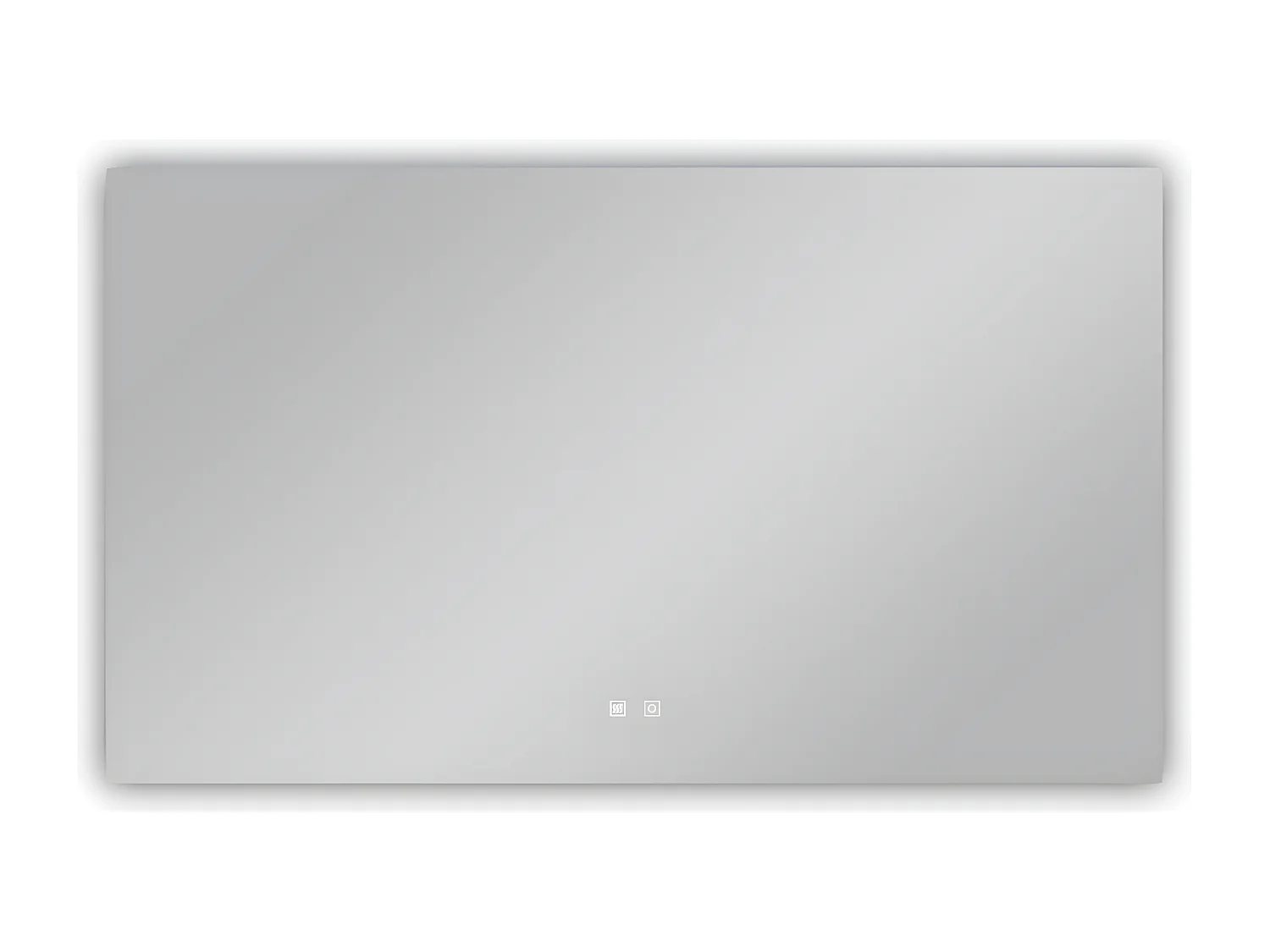 Aica Espejo de baño LED 100×60cm, antivaho, temperatura de tres colores regulable, función memoria