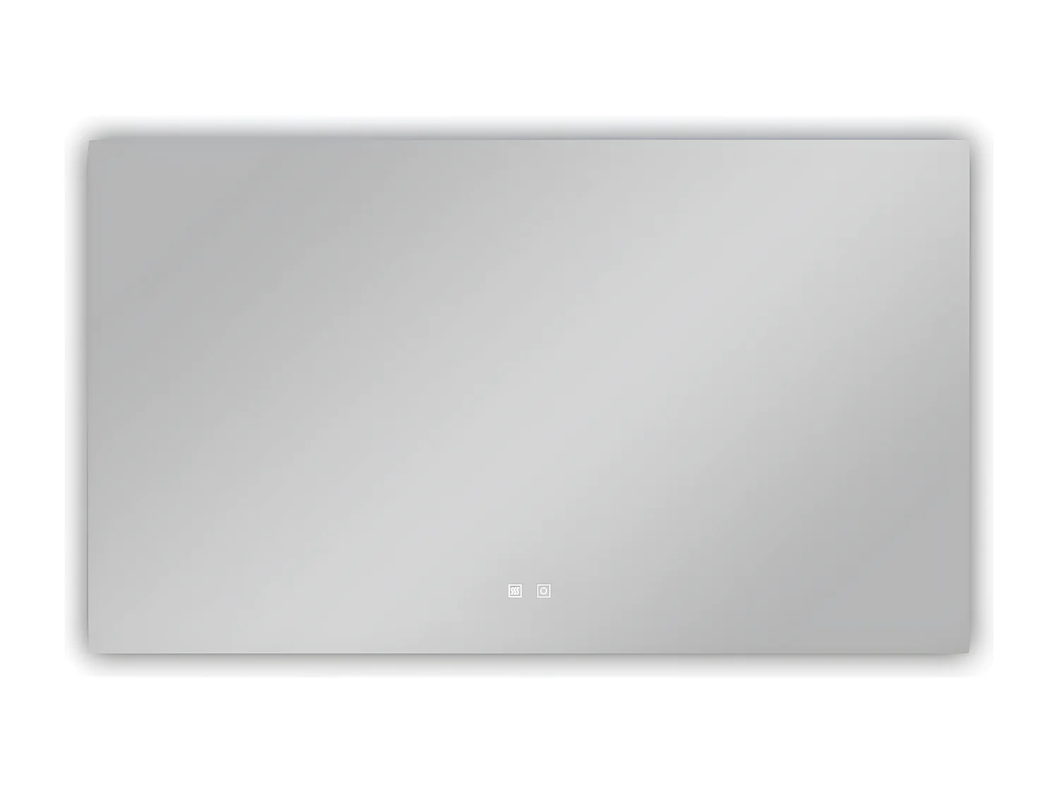 Aica Espejo de baño LED 120×70cm, antivaho, temperatura de tres colores regulable, función memoria