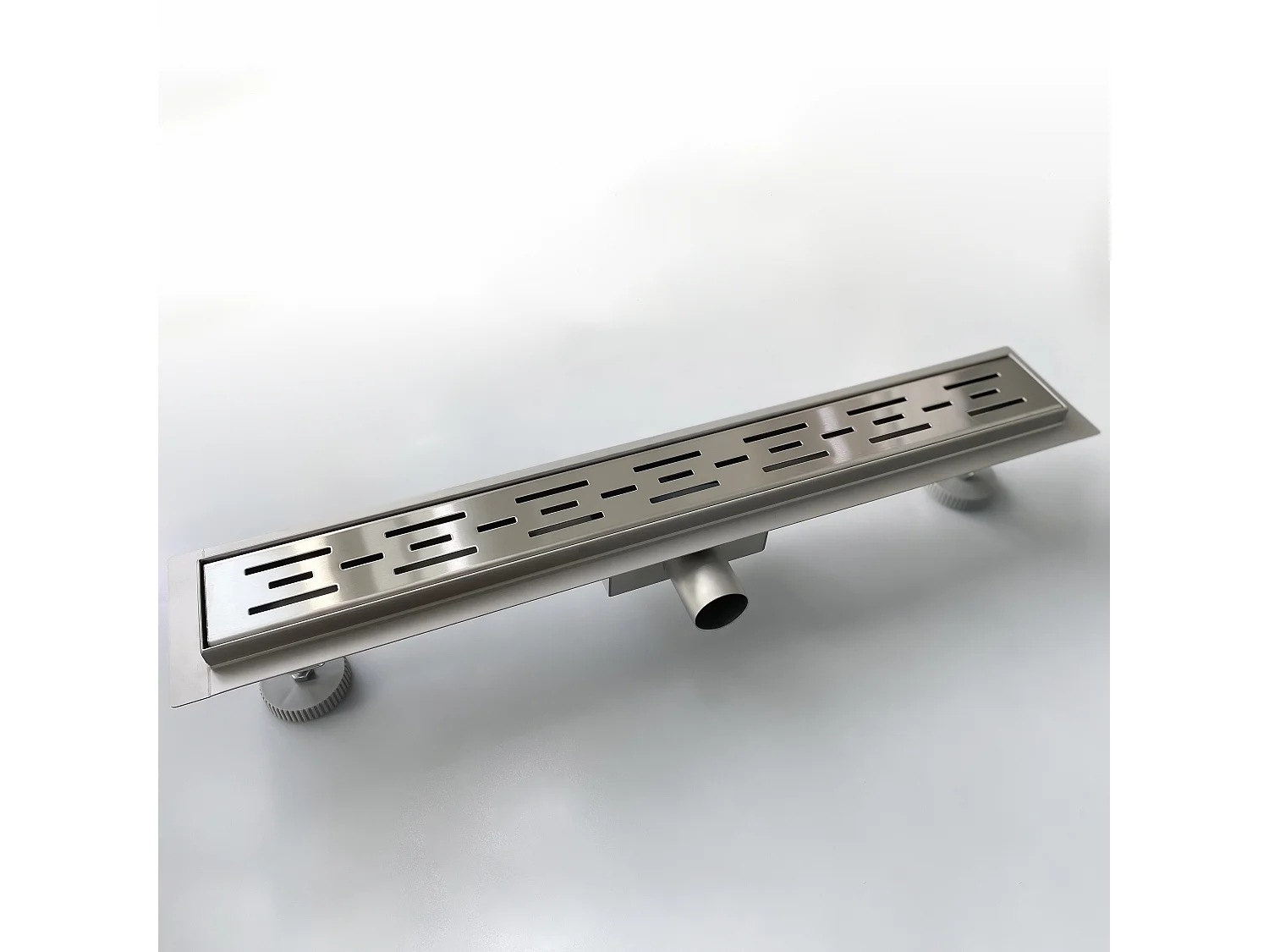 Desagüe de ducha Rejilla acero inoxidable para baño con sifón antiolores Plata 60cm