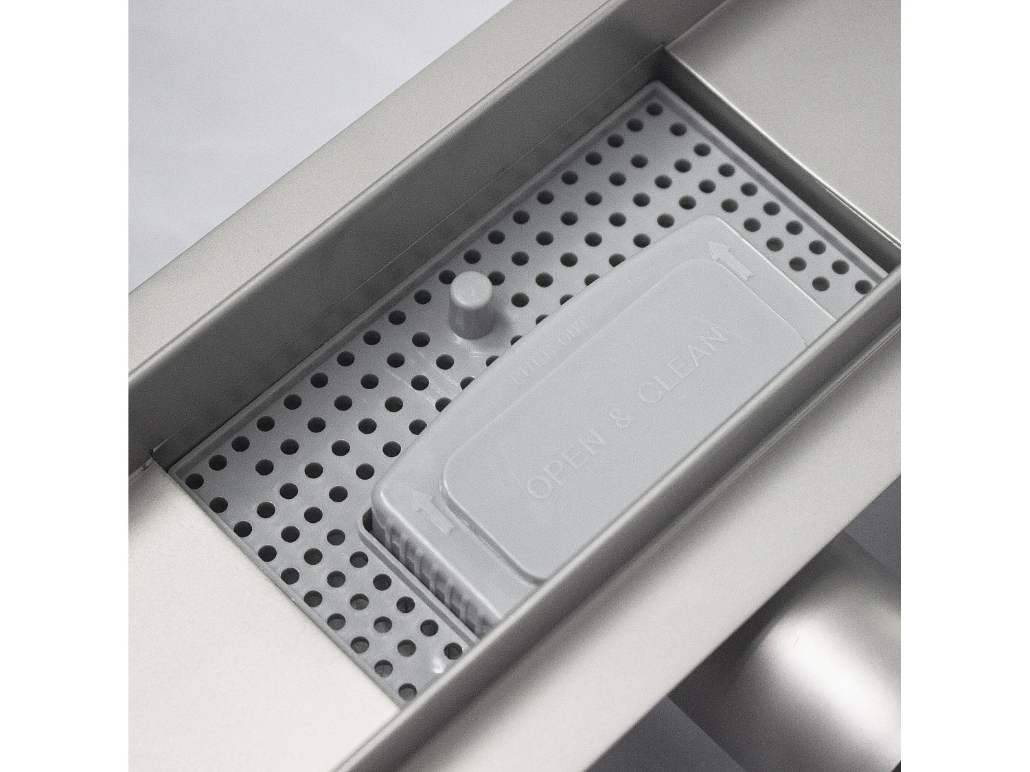 AICA Desagüe Lineal de acero inoxidable 80 cm canaleta con sifón antiolores, sumidero drenaje para baño