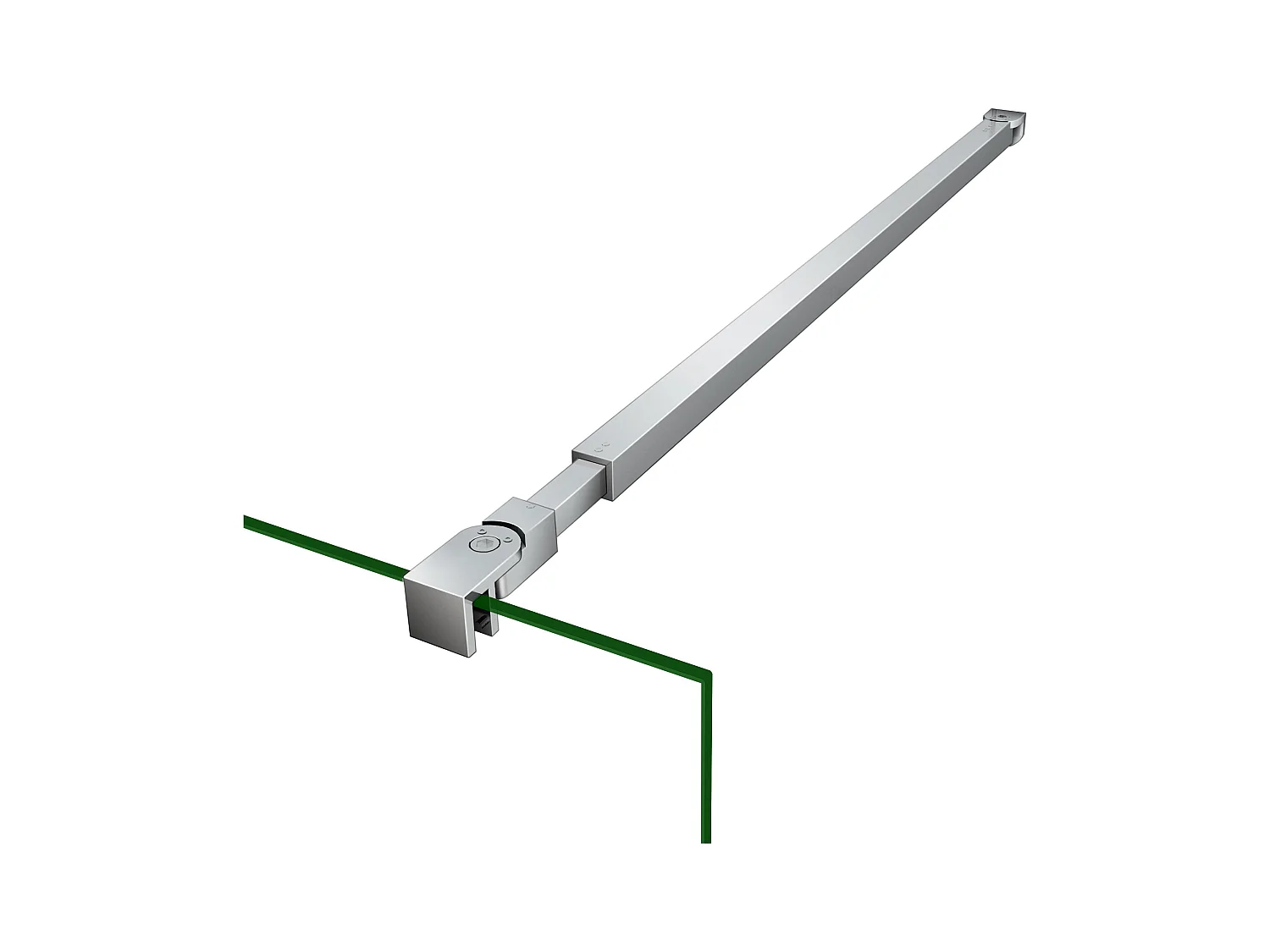 Barra de soporte de 73-120cm sujección para mamparas