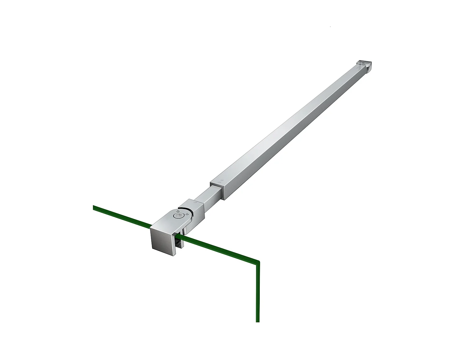 Barra de soporte de 73-120cm sujección para mamparas