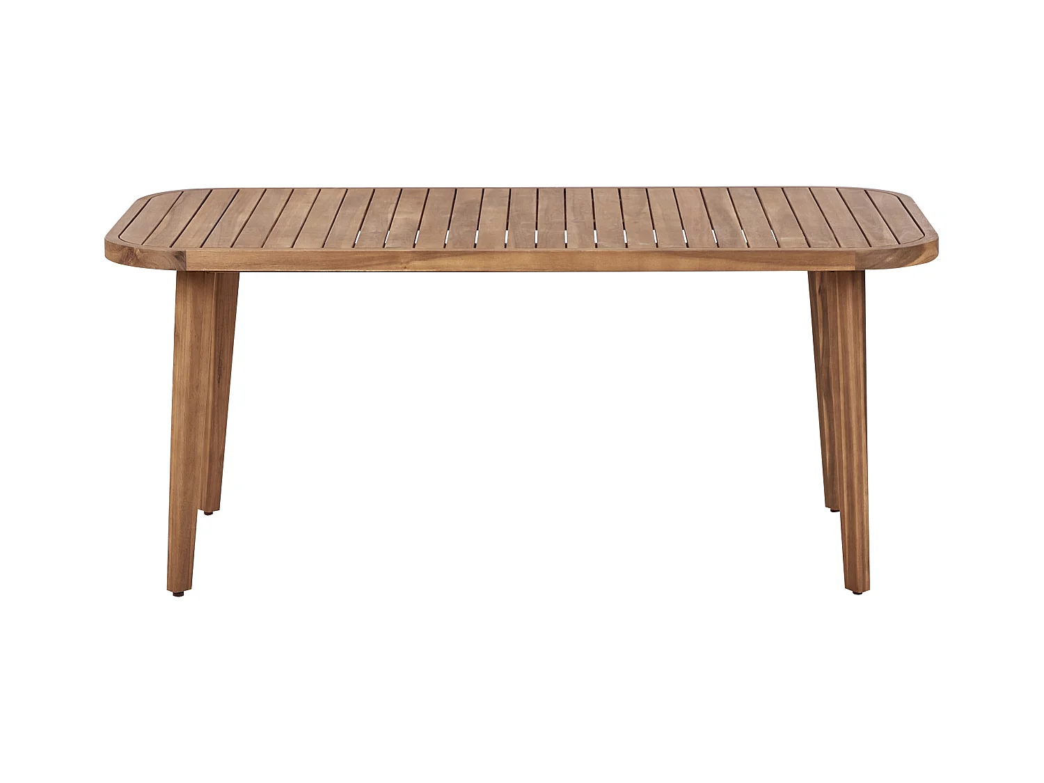 Table de salle à manger de jardin PARAGGI 180 cm 90 cm Bois d'acacia certifié Marron