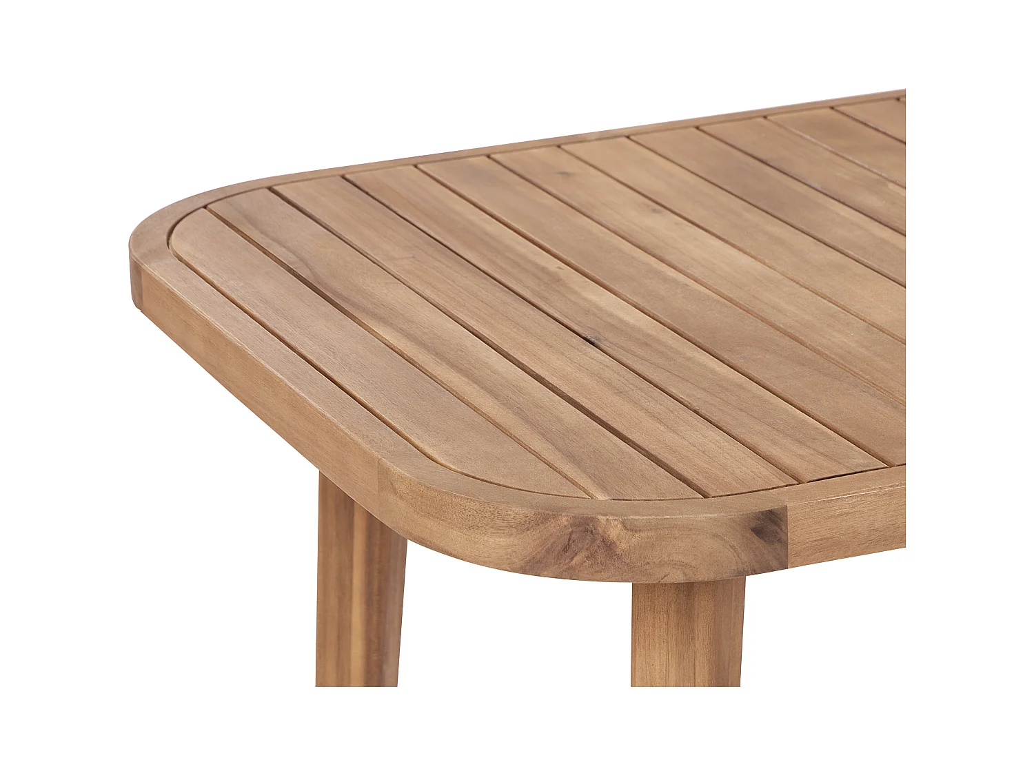 Table de salle à manger de jardin PARAGGI 180 cm 90 cm Bois d'acacia certifié Marron