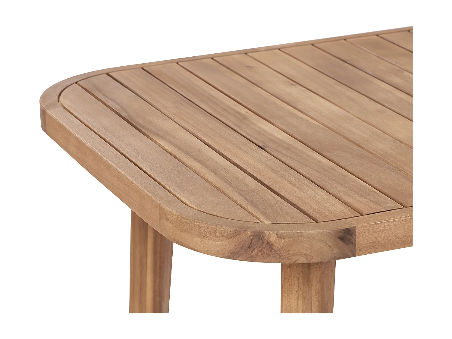 Table de salle à manger de jardin PARAGGI 180 cm 90 cm Bois d'acacia certifié Marron