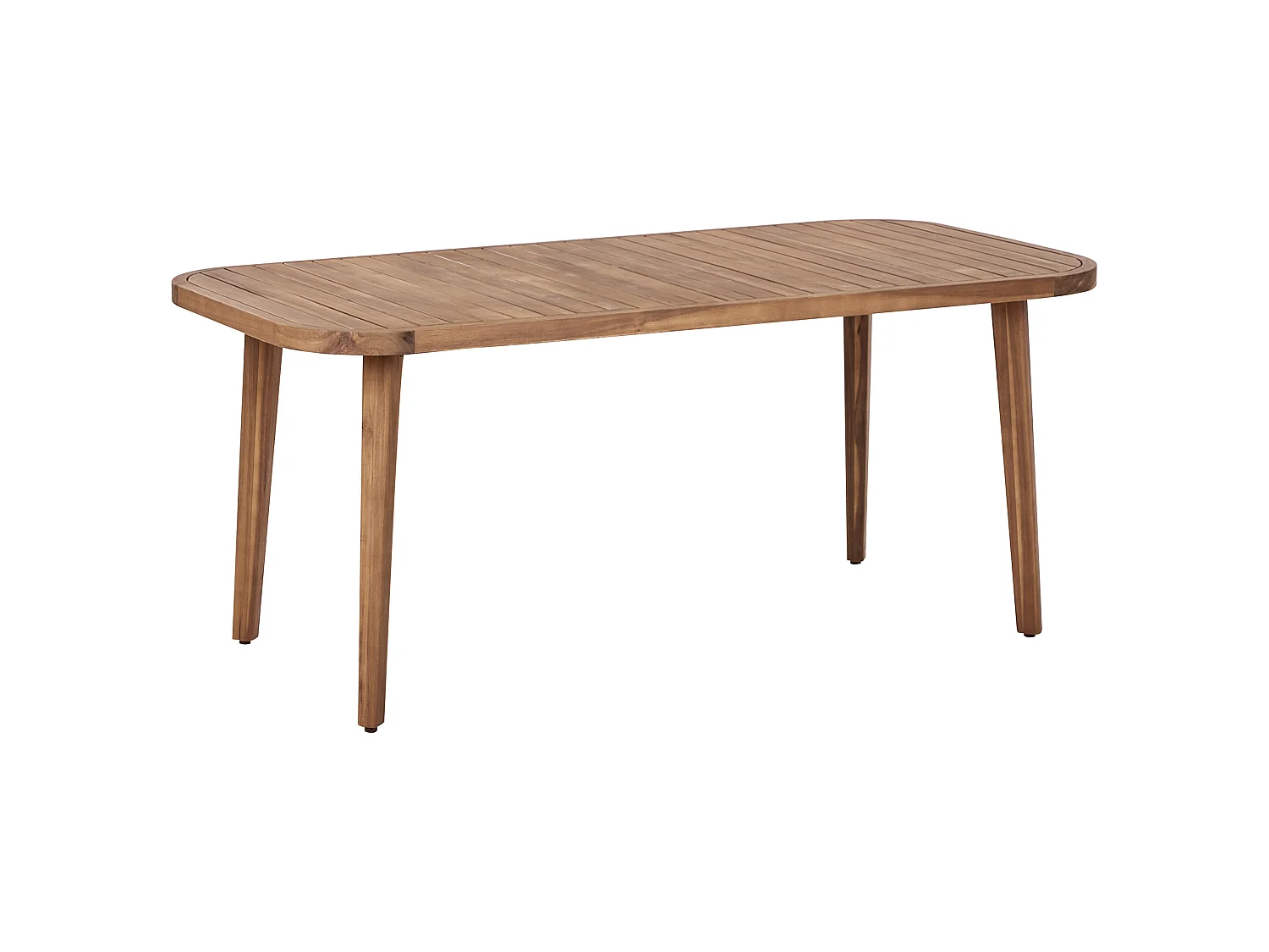 Table de salle à manger de jardin PARAGGI 180 cm 90 cm Bois d'acacia certifié Marron