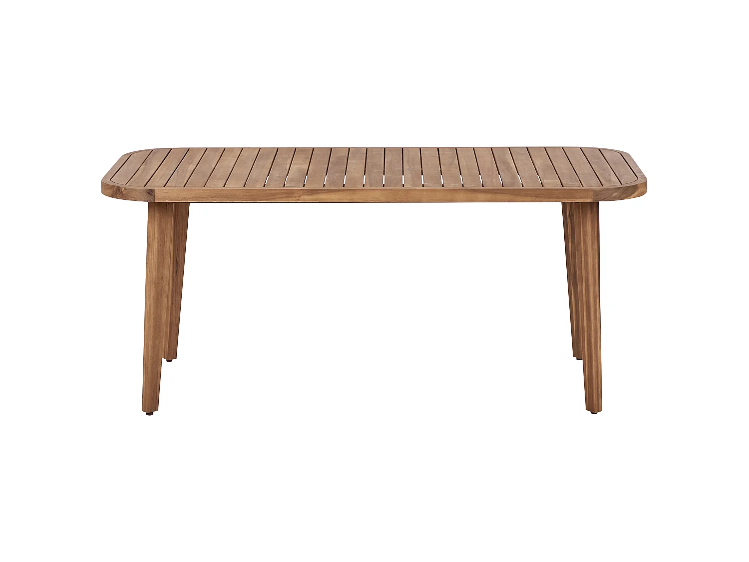 Table de salle à manger de jardin PARAGGI 180 cm 90 cm Bois d'acacia certifié Marron