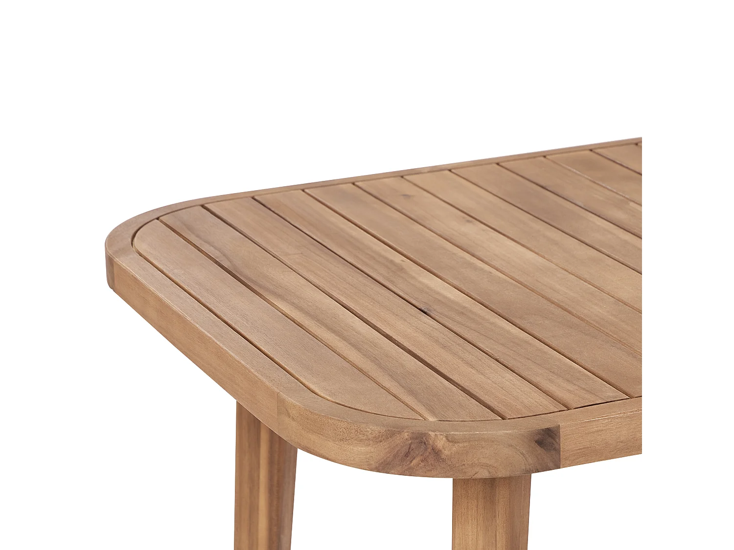 Table de salle à manger de jardin PARAGGI 180 cm 90 cm Bois d'acacia certifié Marron