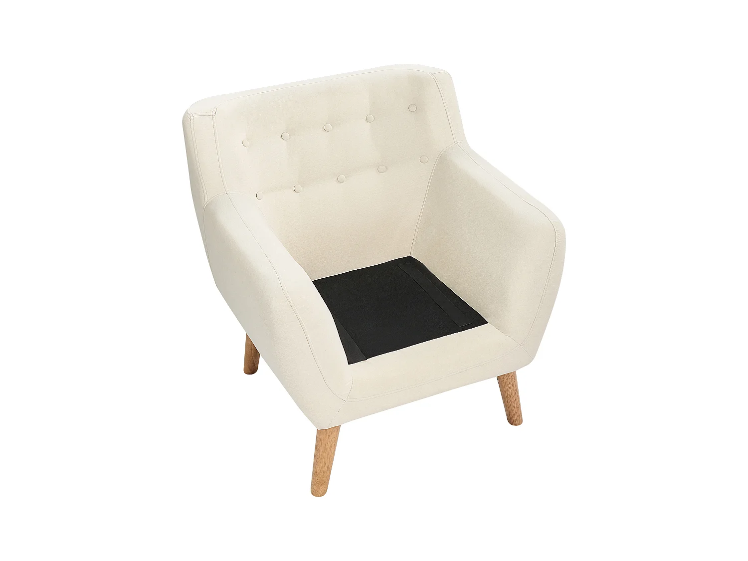Fauteuil MOTALA Tissu Beige clair
