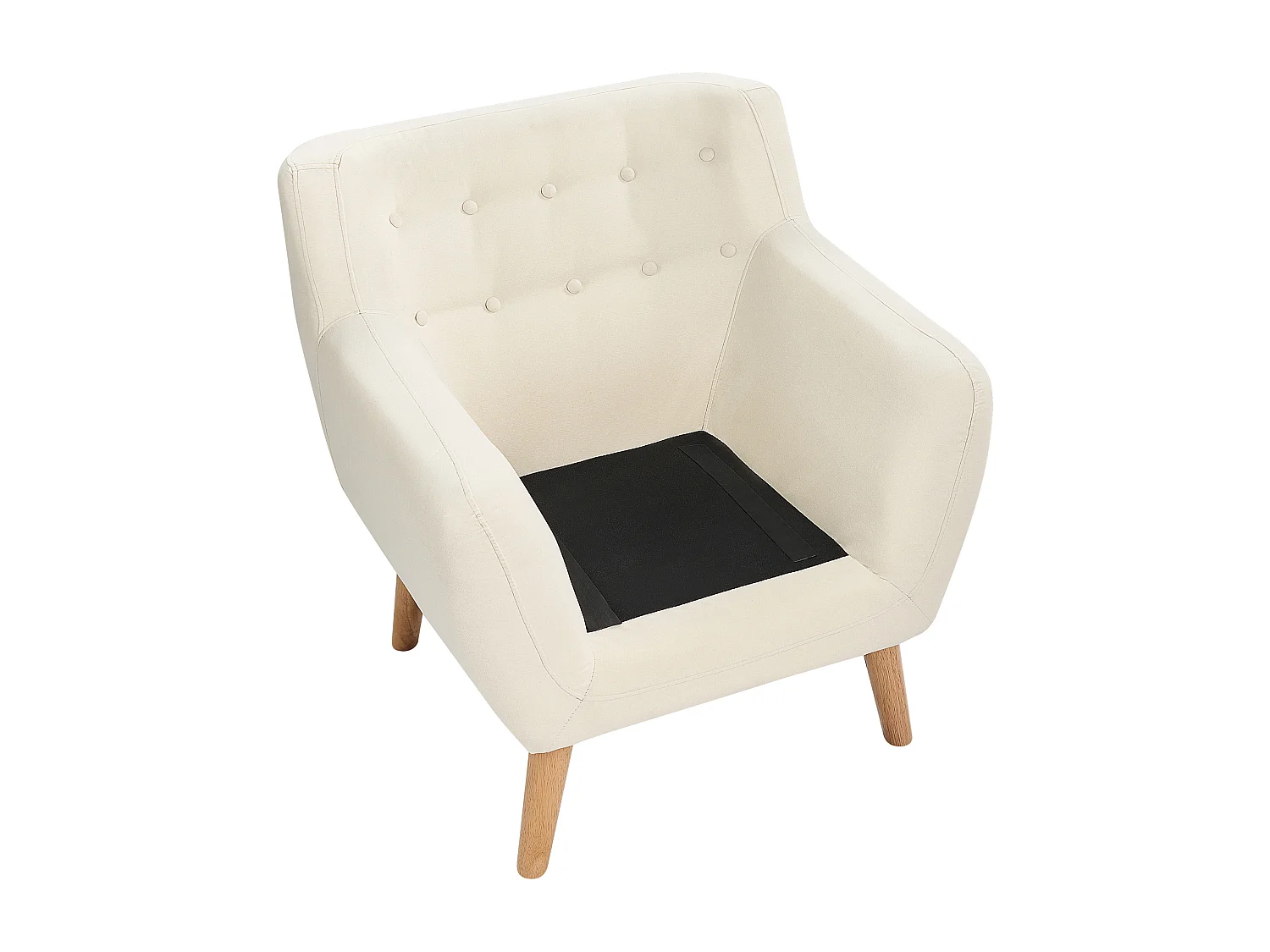 Fauteuil MOTALA Tissu Beige clair