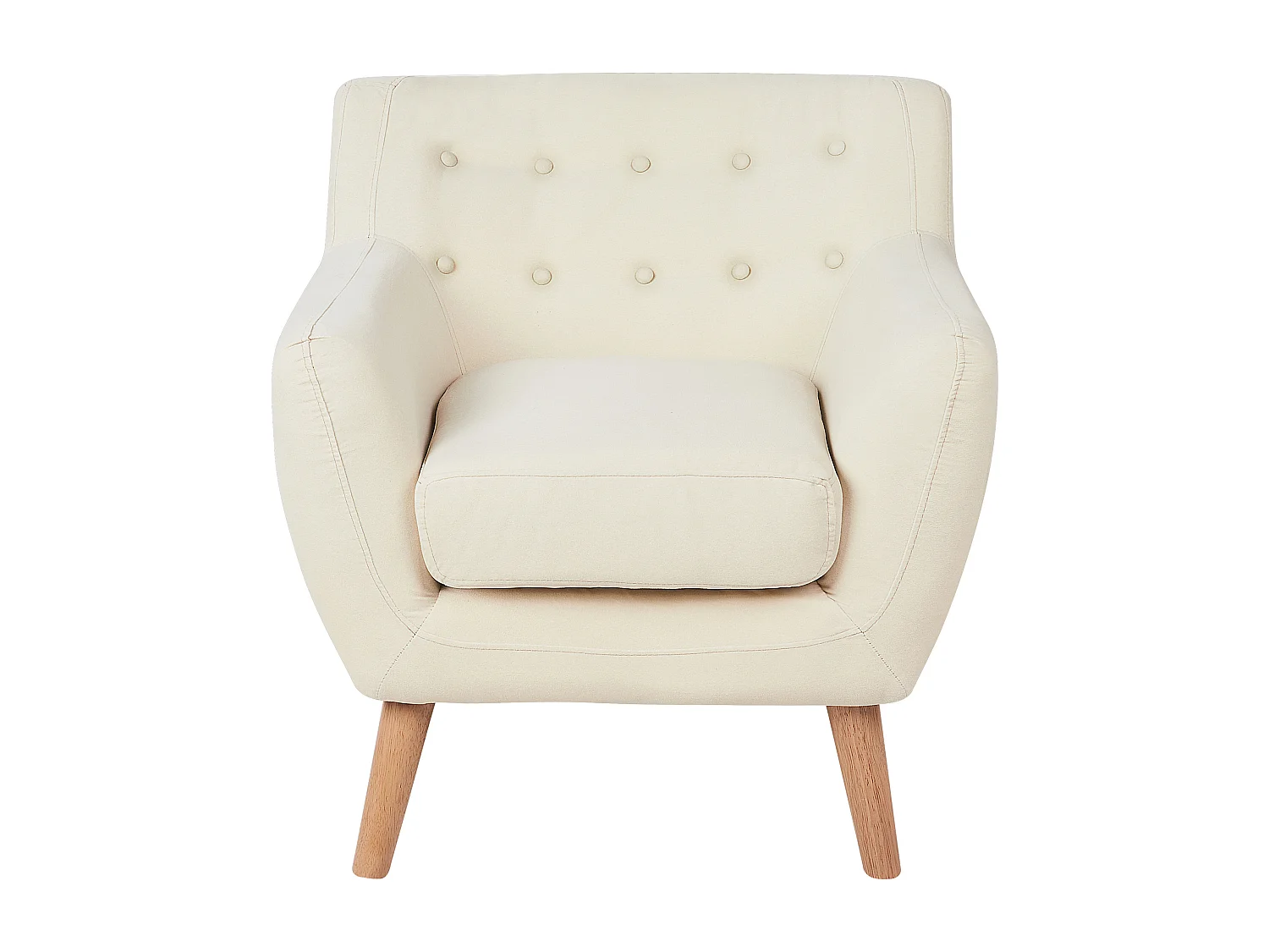 Poltrona MOTALA Tessuto Beige chiaro