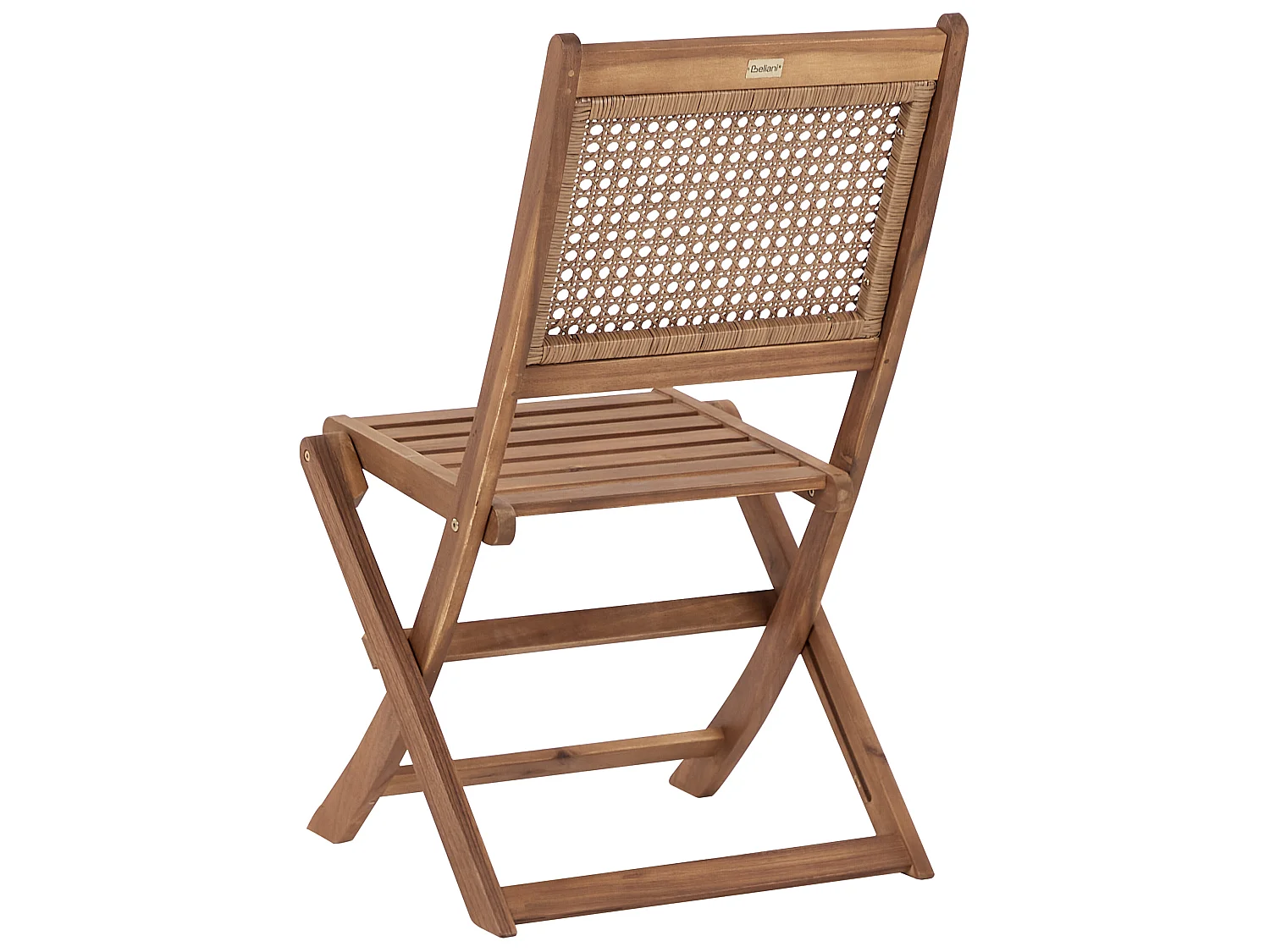 Set van 4 tuinstoelen PARAGGI Donkerbruin