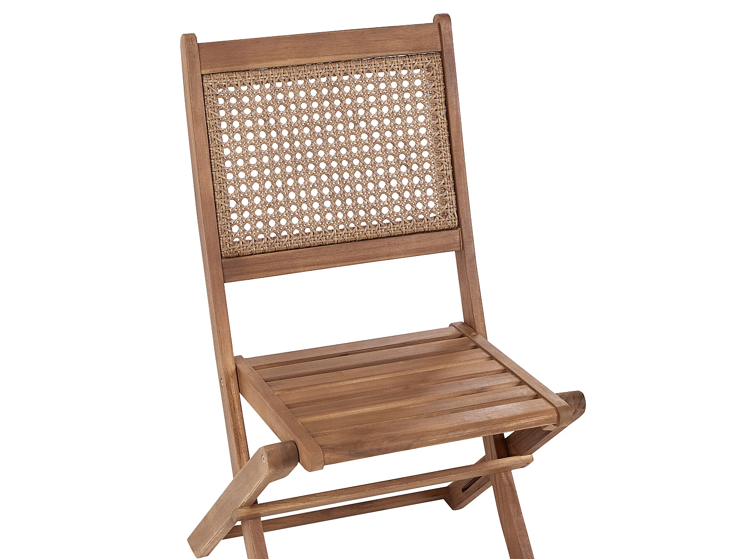 Set van 4 tuinstoelen PARAGGI Donkerbruin