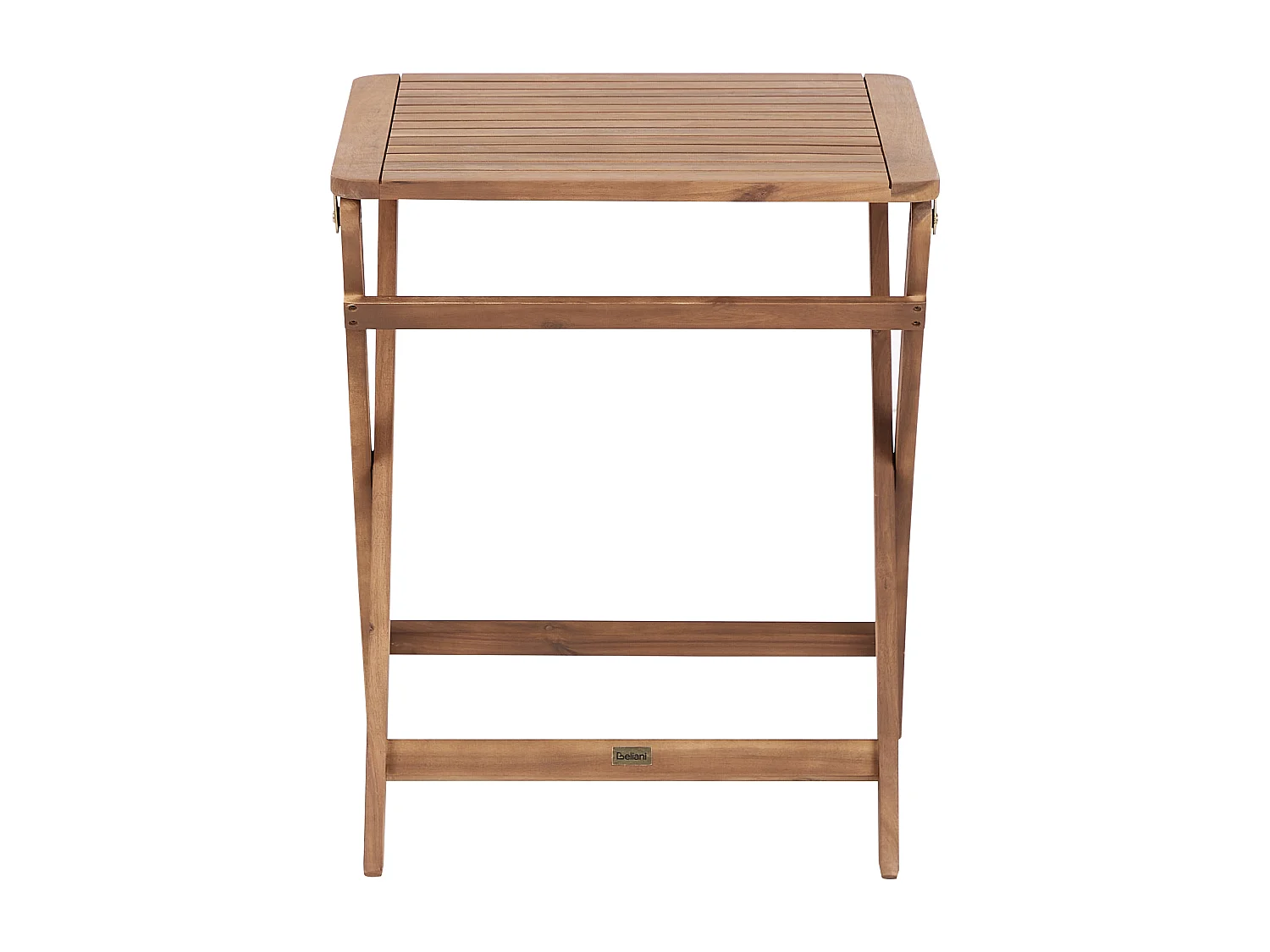 Table d'appoint pour le jardin PARAGGI Bois d'acacia certifié Marron Pliant