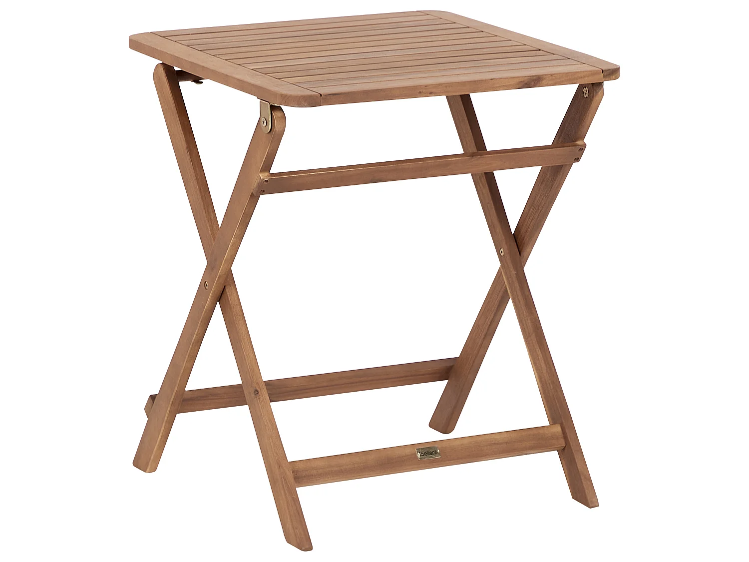 Table d'appoint pour le jardin PARAGGI Bois d'acacia certifié Marron Pliant
