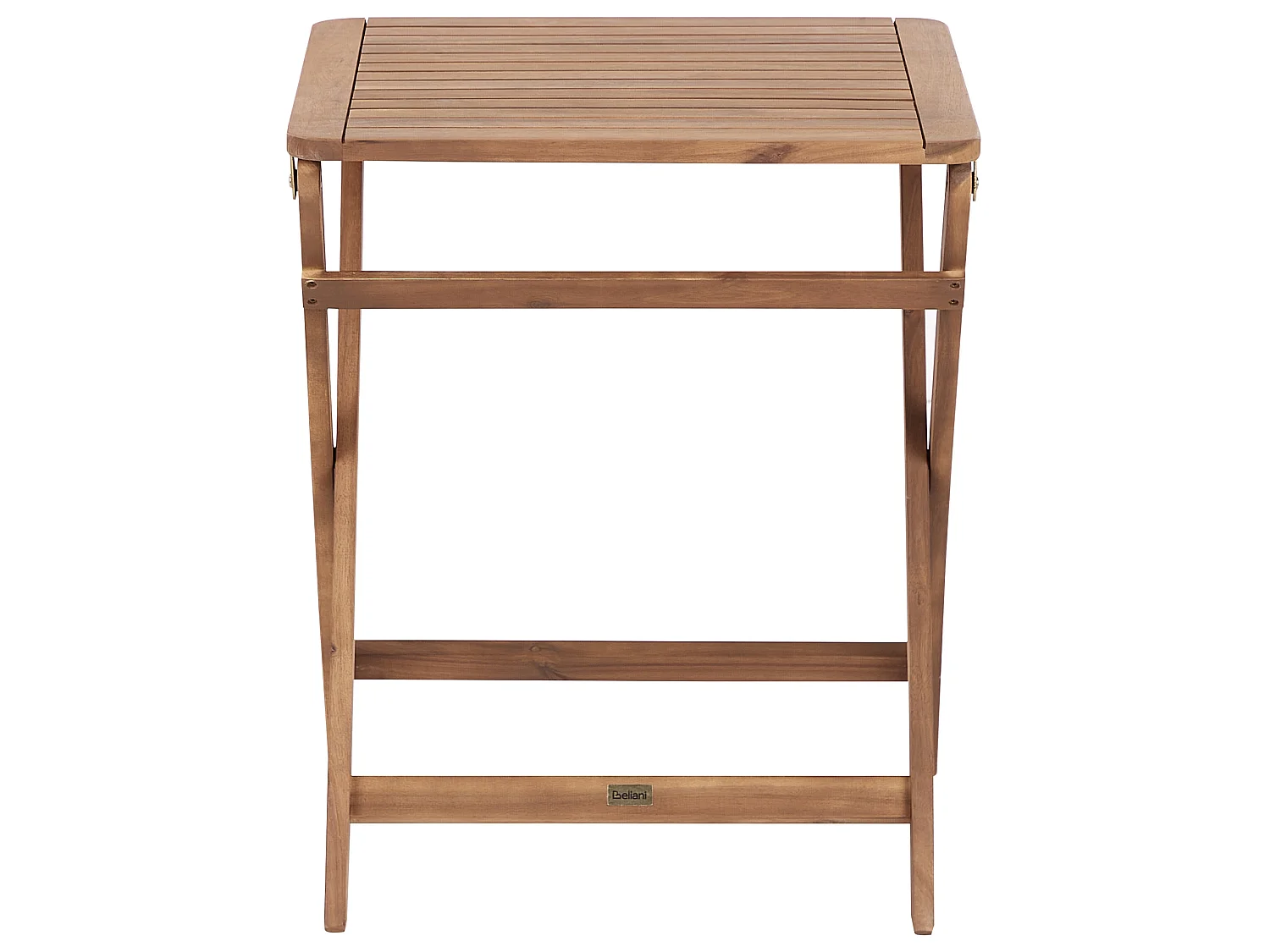 Table d'appoint pour le jardin PARAGGI Bois d'acacia certifié Marron Pliant