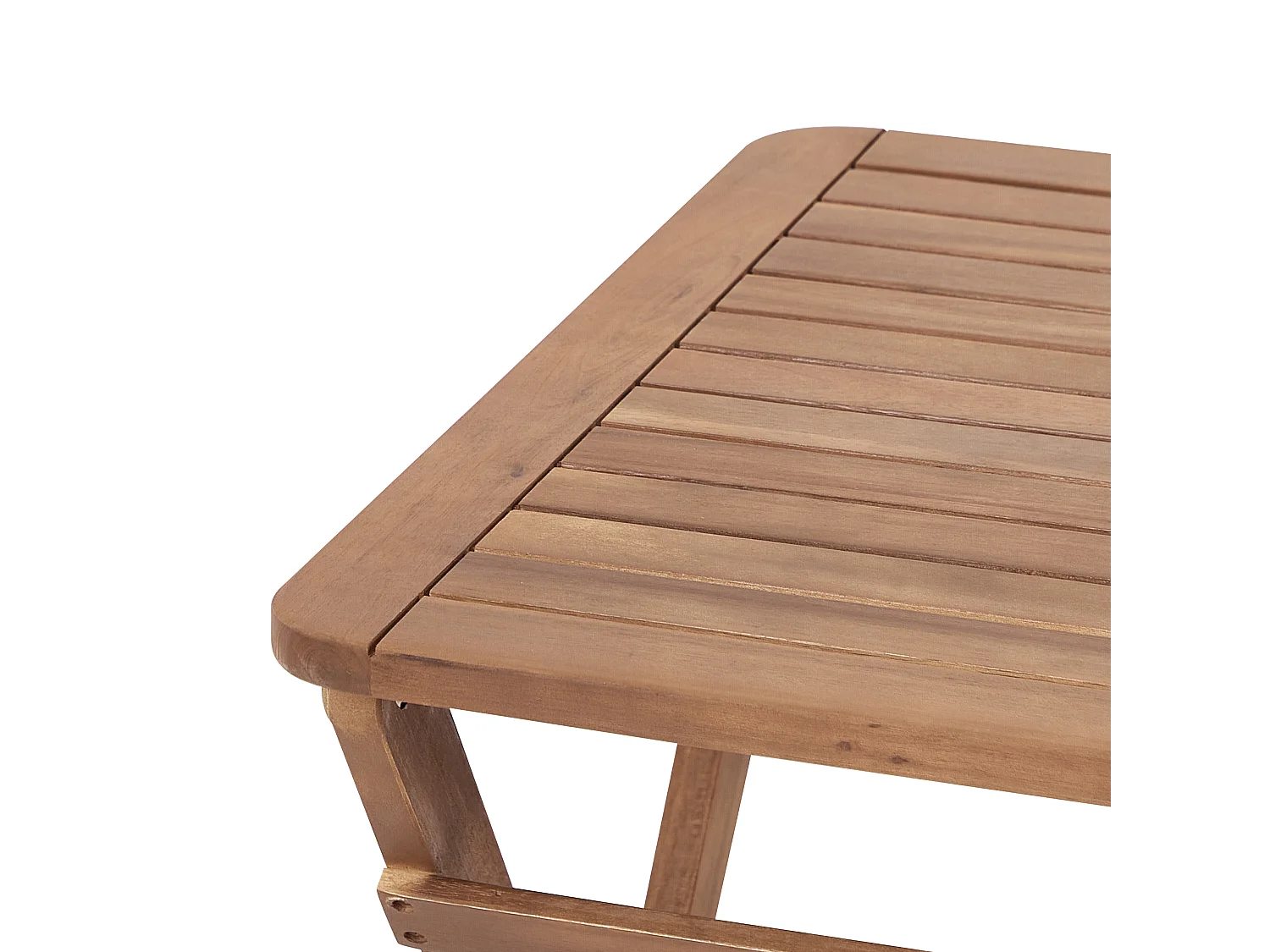 Table d'appoint pour le jardin PARAGGI Bois d'acacia certifié Marron Pliant