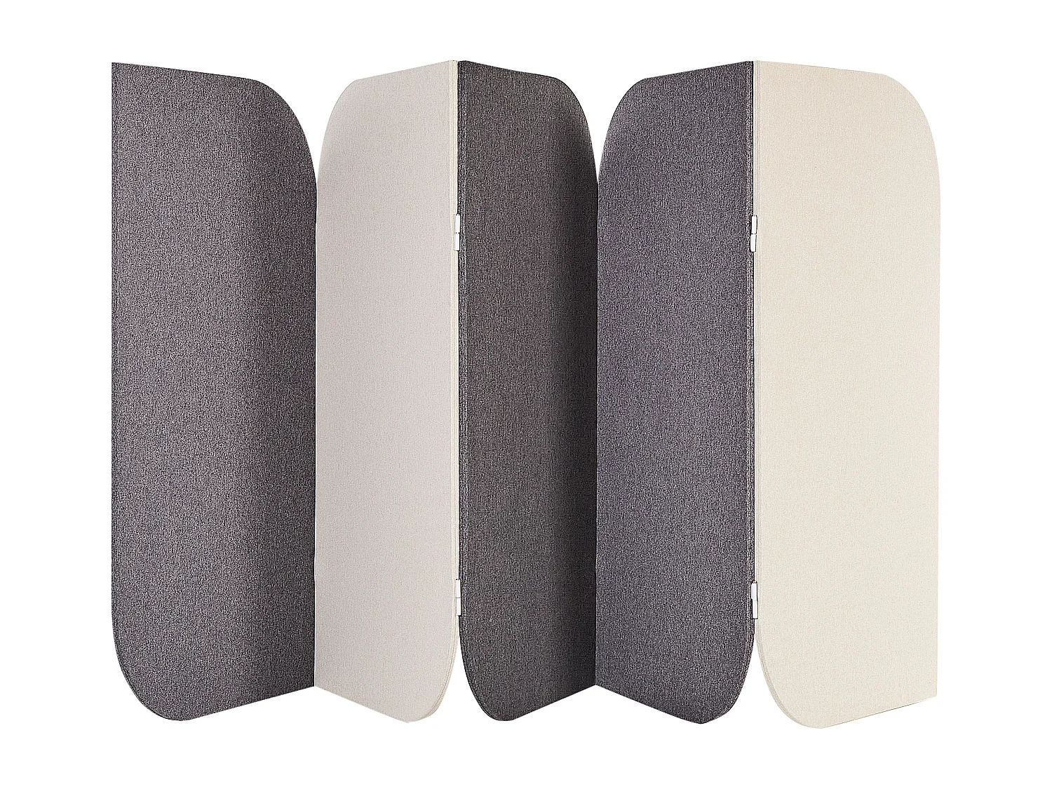 Divisorio acustico a 5 pannelli SHADY Grigio 400 cm 160 cm