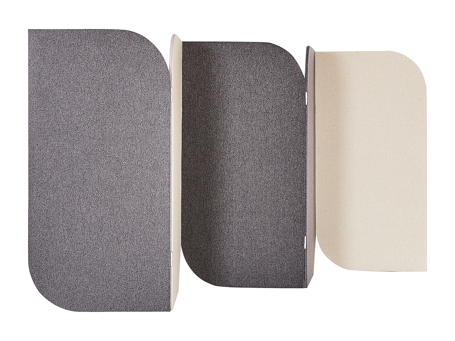 Divisorio acustico a 5 pannelli SHADY Grigio 400 cm 160 cm