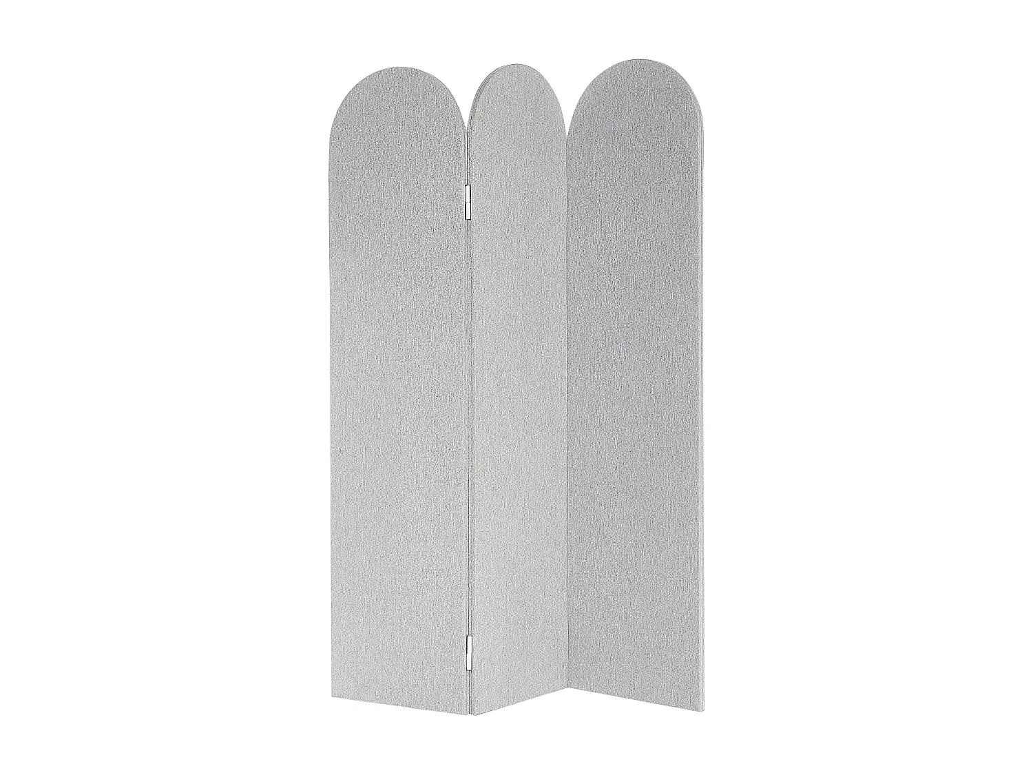 Séparation de pièce acoustique à 3 panneaux SLIMMY Gris clair 120 cm 160 cm