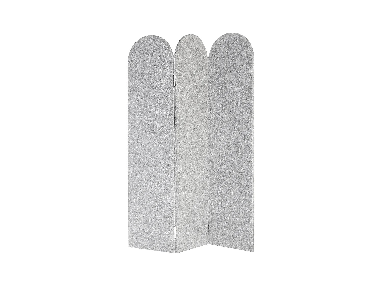 Séparation de pièce acoustique à 3 panneaux SLIMMY Gris clair 120 cm 160 cm