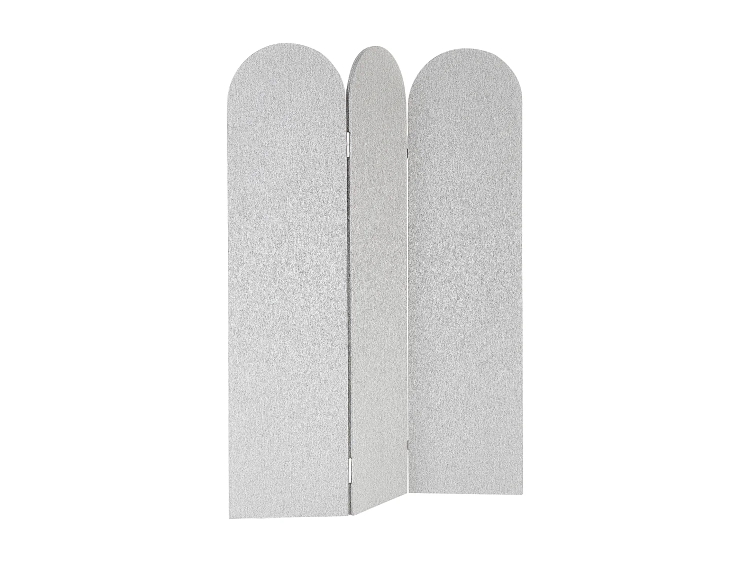 Separador acústico de 3 paneles SLIMMY Gris claro 120 cm 160 cm