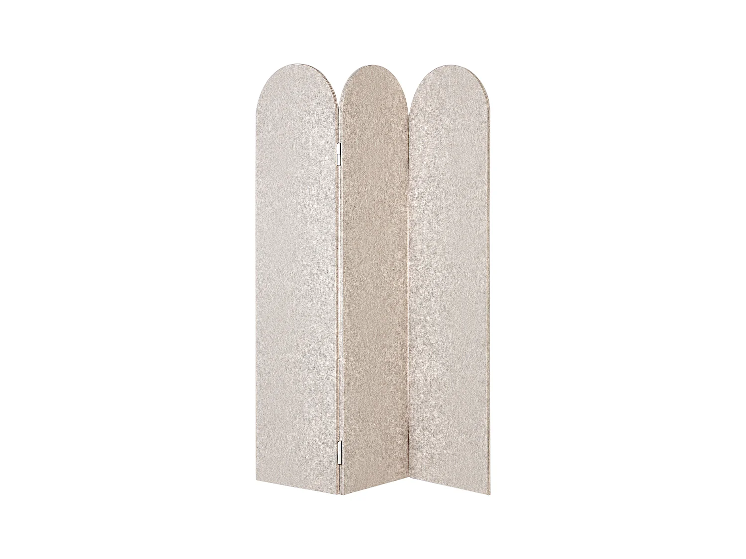 Séparation de pièce acoustique à 3 panneaux SLIMMY Beige 120 cm 160 cm