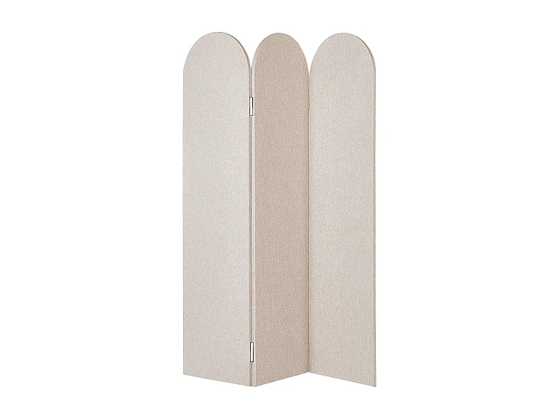 Akustik Raumteiler 3-teilig SLIMMY Beige 120 cm 160 cm