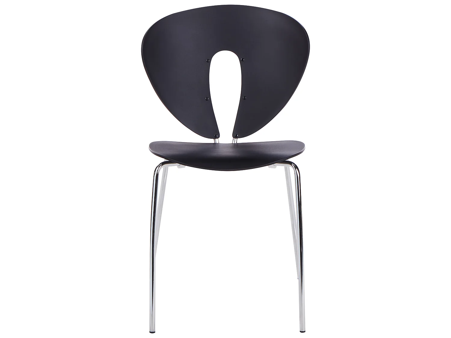 Set van 2 eetkamerstoelen TRACY Zwart