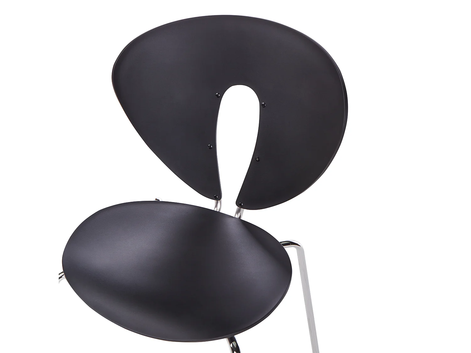 Set van 2 eetkamerstoelen TRACY Zwart