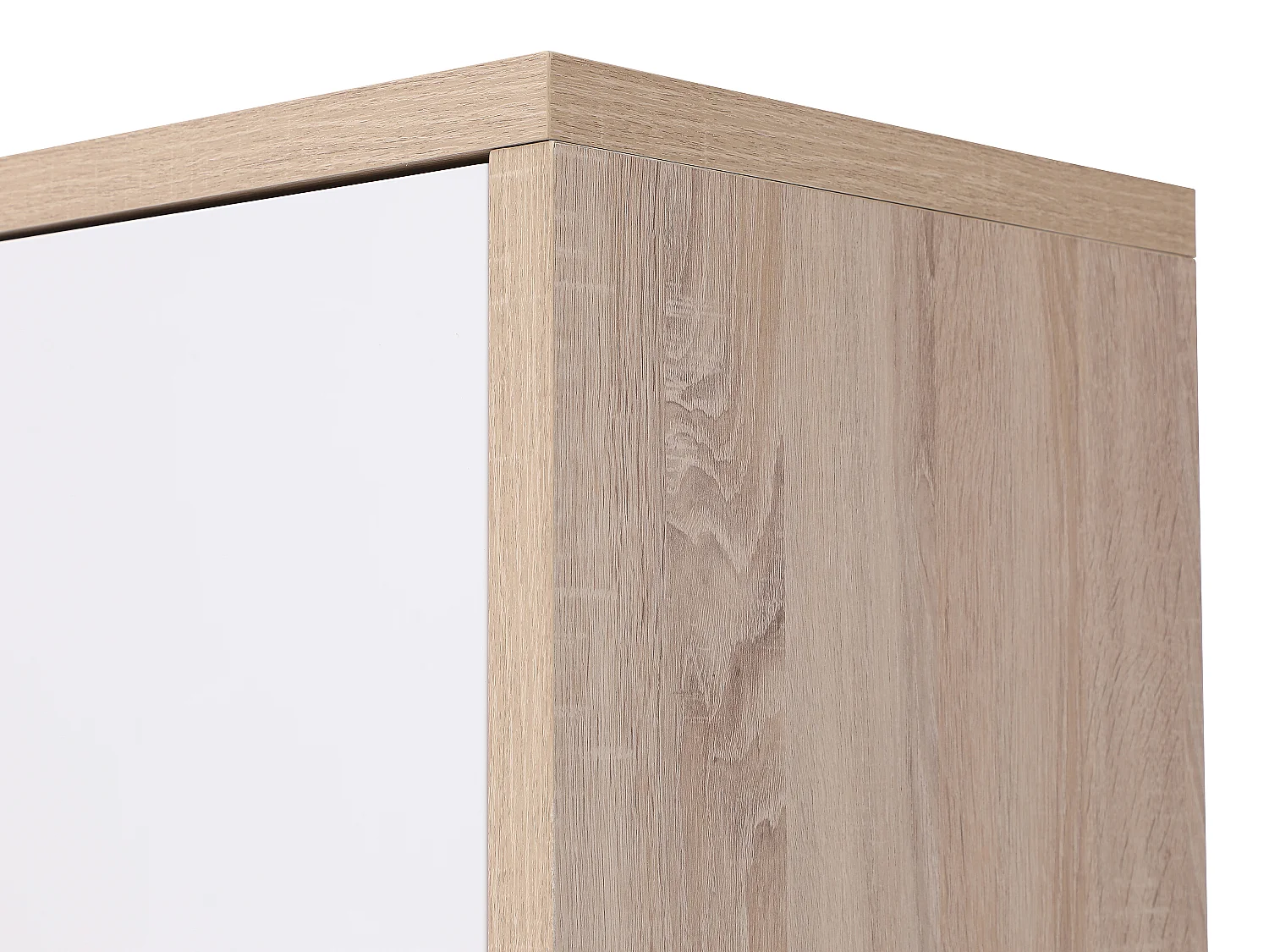 Vitrina 2 portas e 2 nichos com LEDs branco e natural - ZAOTI