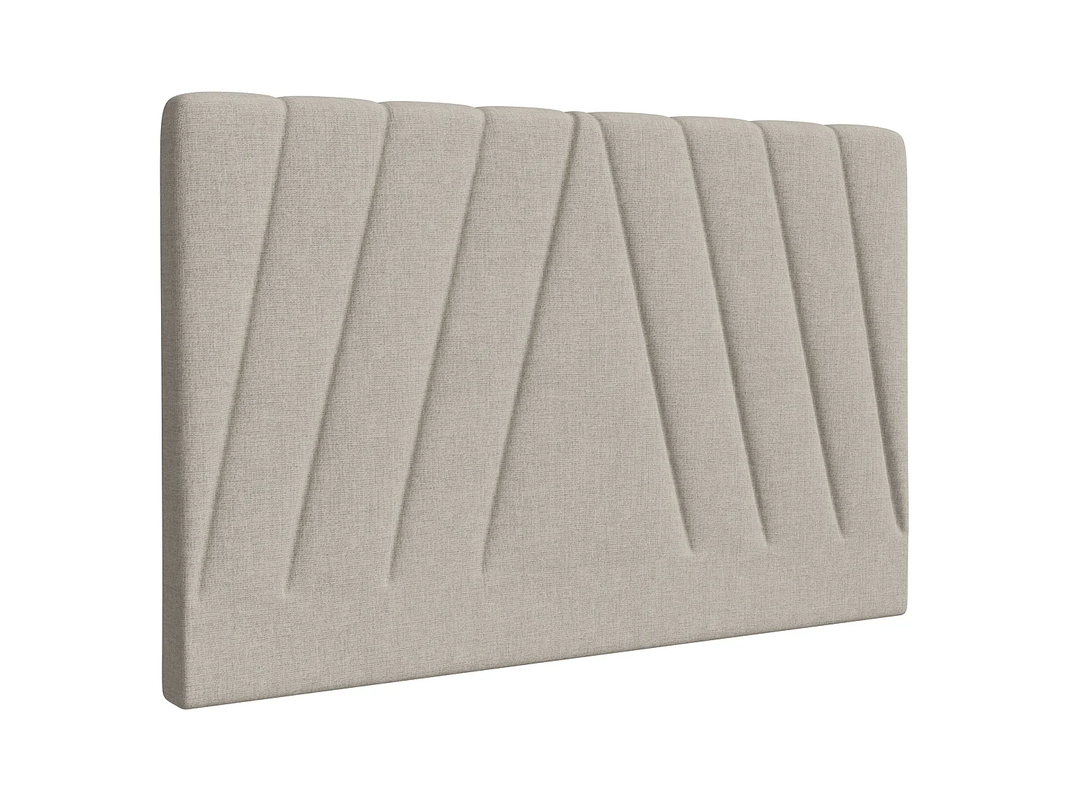 Sengegavl 170 cm - Stof - Beige - LIDAMA fra Pascal Morabito