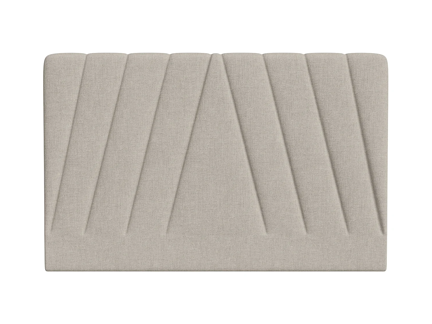 Sengegavl 150 cm - Stof - Beige - LIDAMA fra Pascal Morabito