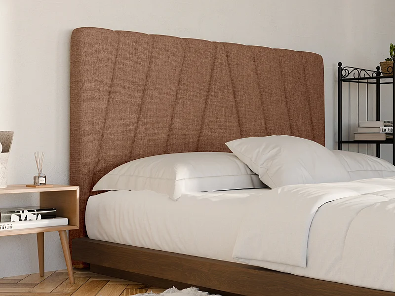 Bett-Kopfteil 170 cm - Stoff - Terracotta - LIDAMA von Pascal Morabito