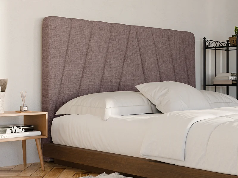 Bett-Kopfteil 190 cm - Stoff - Helllila - LIDAMA von Pascal Morabito