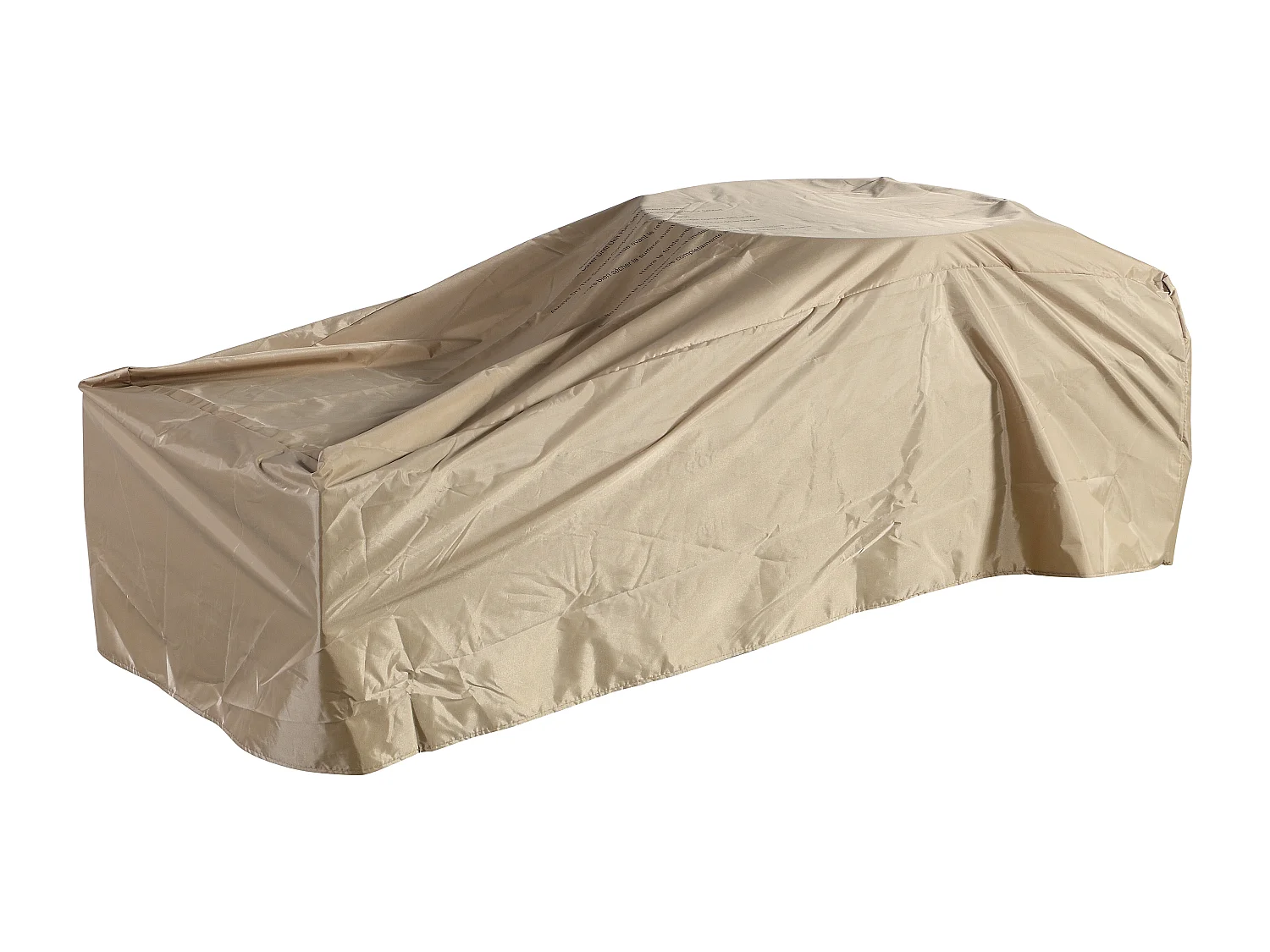 Table braséro rectangulaire au gaz en MGO effet béton – Foyer rond - SEROZA