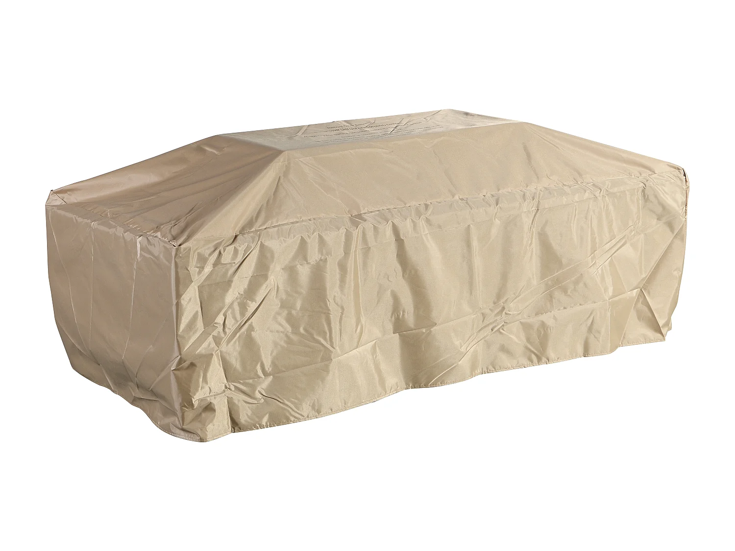 Tisch rechteckig mit Gasfeuerstelle - MGO - Beton-Optik - Eckige Feuerstelle - SEROZA