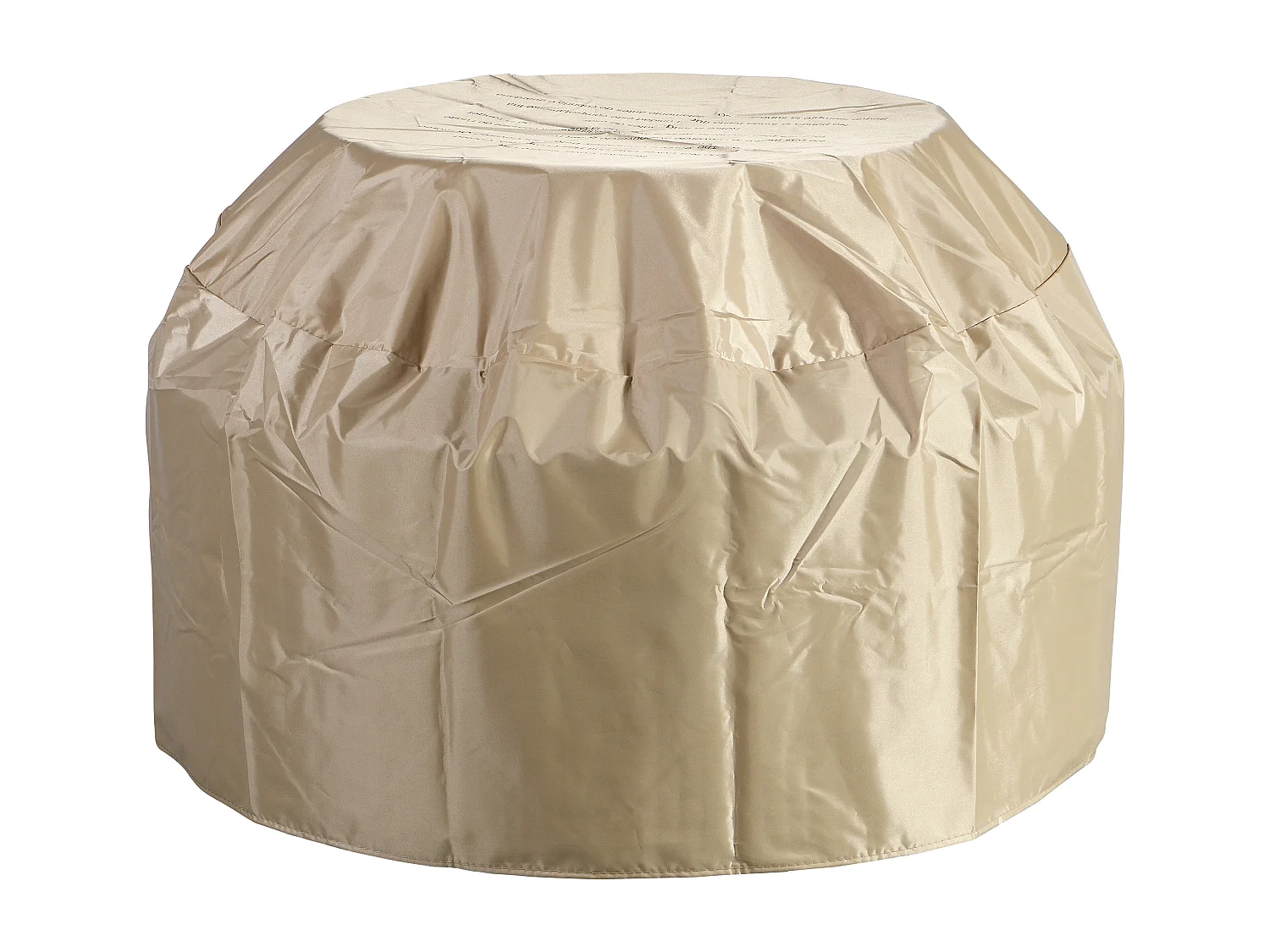 Tisch rund mit Gasfeuerstelle - MGO - Beton-Optik - SEROZA