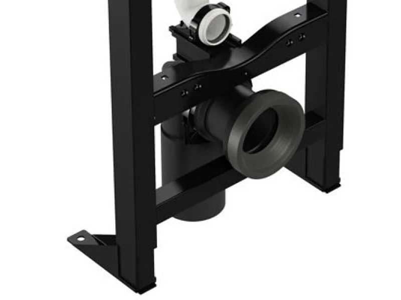 Soporte para inodoro independiente JACOB DELAFON NF con placa blanca