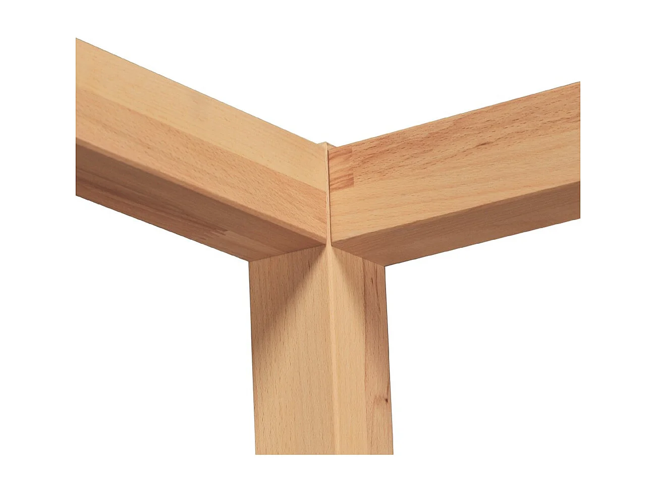 LIT DOUBLE À BALDAQUIN ROMANCE 160X200 / HÊTRE MASSIF HUILE