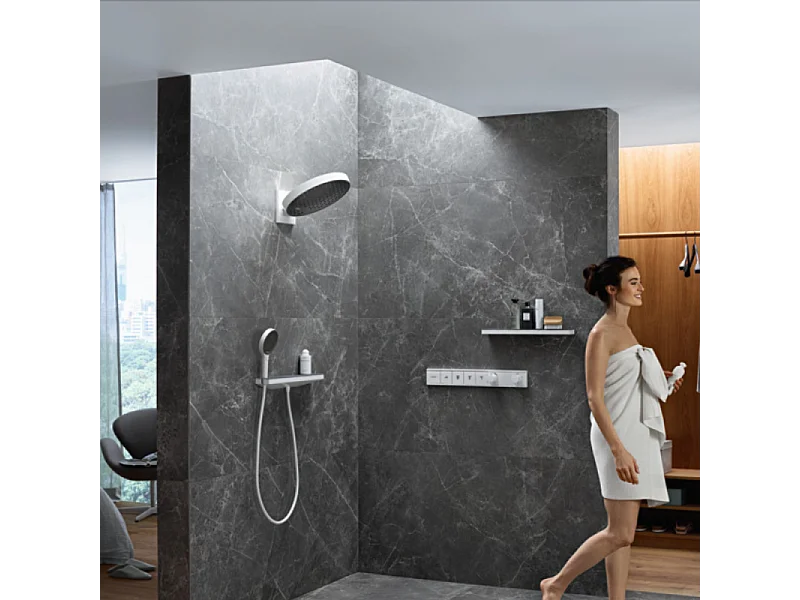 Douche de tête HANSGROHE Pulsify S 260 EcoSmart Blanc mat