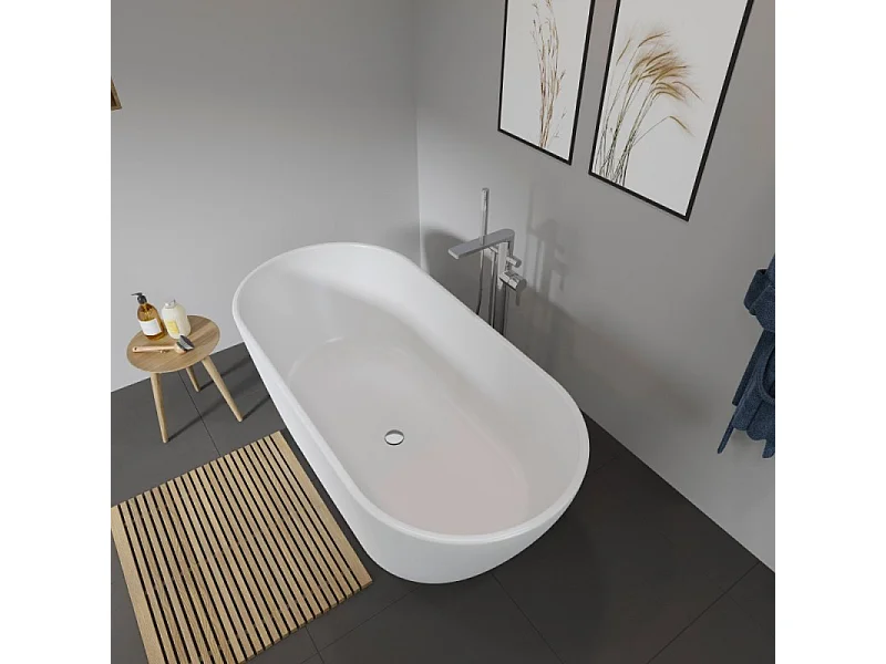 Baignoire îlot 160x75 DURAVIT D-Neo sans trop-plein