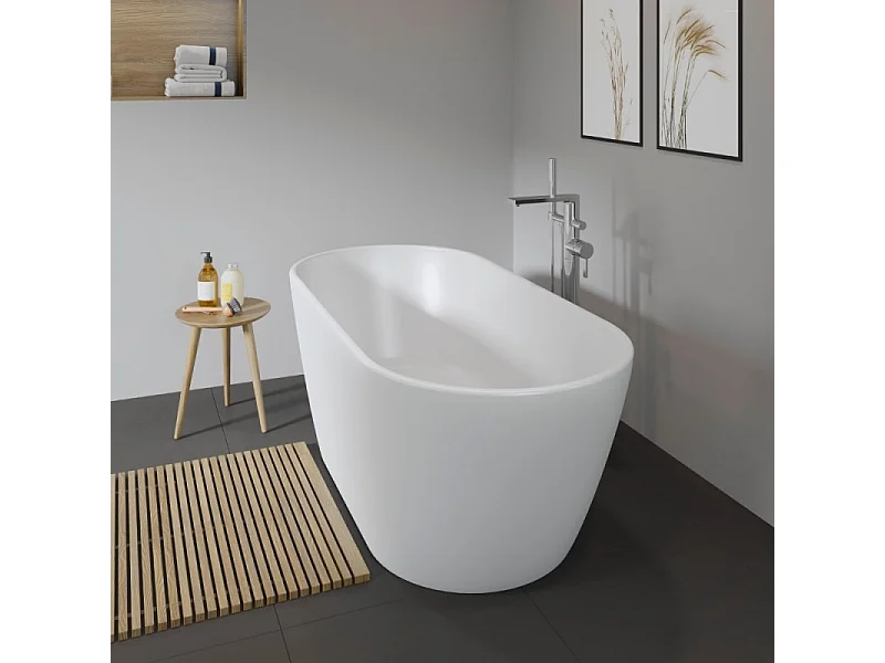 Baignoire îlot 160x75 DURAVIT D-Neo sans trop-plein